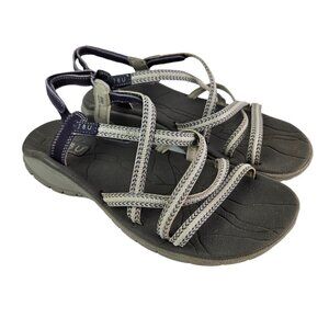 JBU by Jambu Adventure On Hypergrip Gray Adjustable Strap River Sandal 8